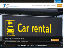 Tablet Screenshot of carrentingsolution.com